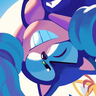ID: Art of Sonic from the IDW Sonic Issue 32 RI Cover; Artist is Nathalie Fourdraine
